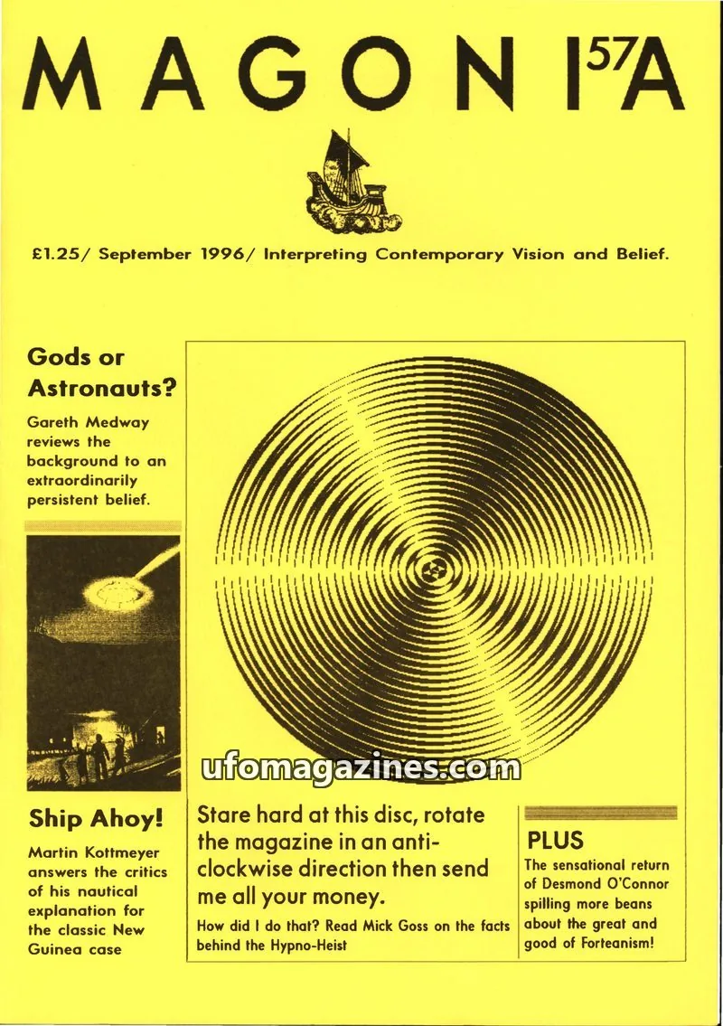 Cover of Magonia issue 57: MAGONIA