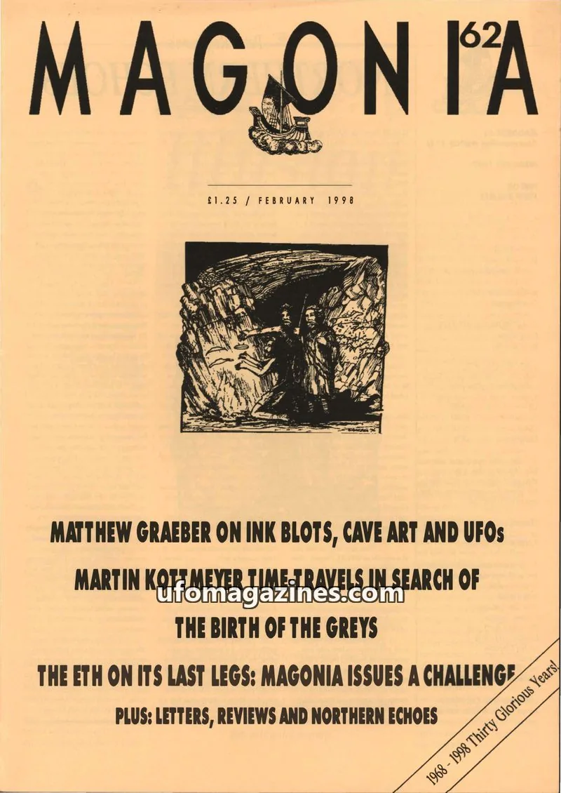 Cover of Magonia issue 62: MAGONIA