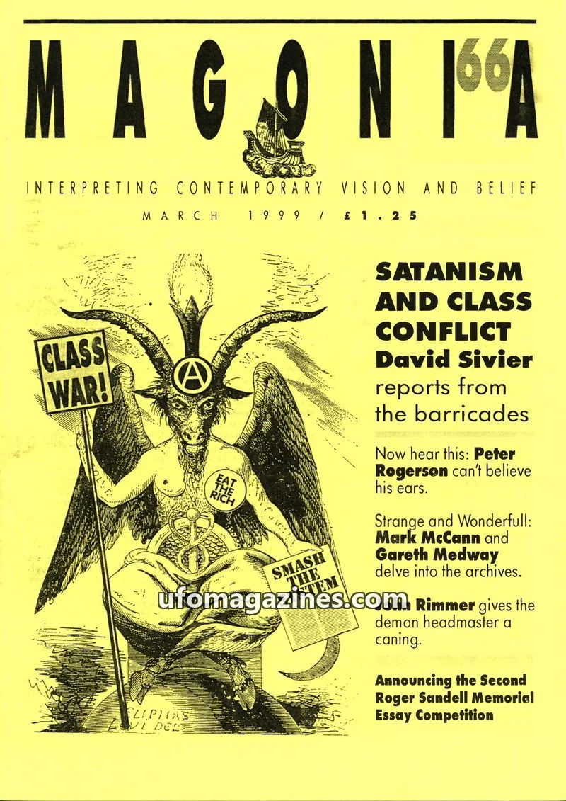 Cover of Magonia issue 66: MAGONIA