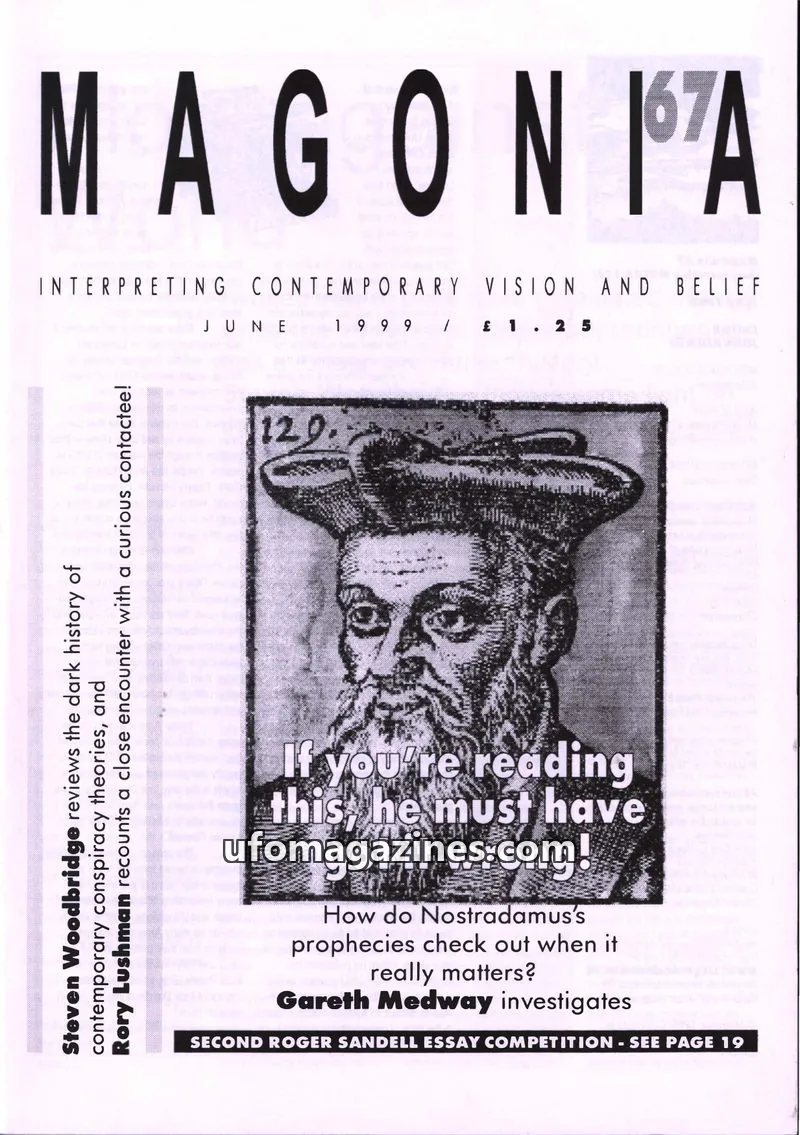 Cover of Magonia issue 67: MAGONIA