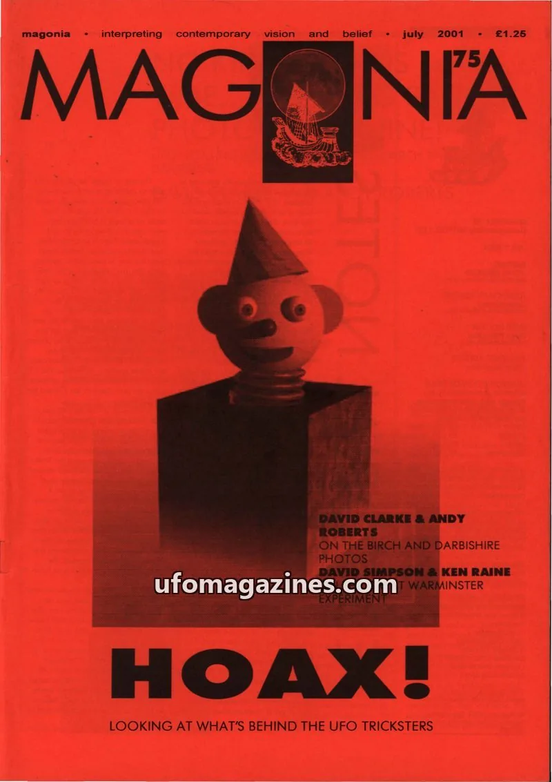 Cover of Magonia issue 75: MAGONIA