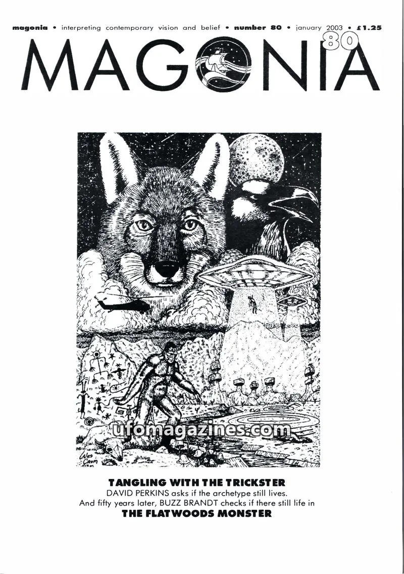 Cover of Magonia issue 80: MAGONIA