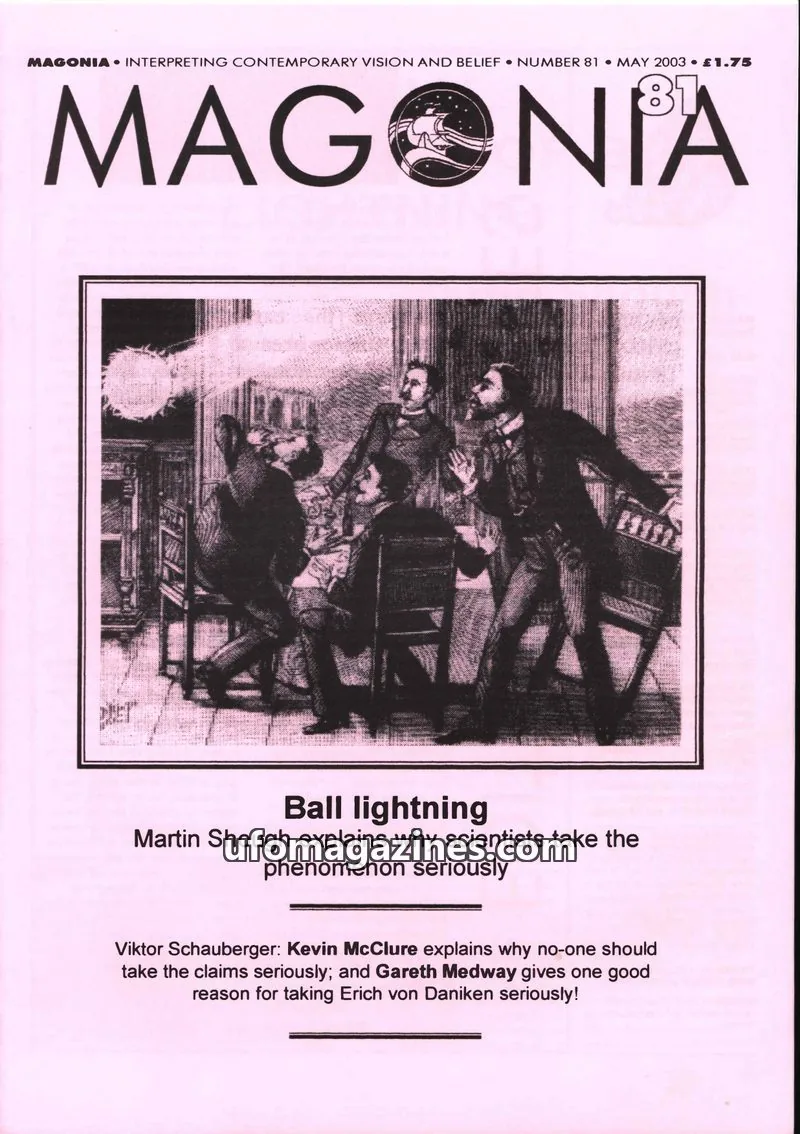 Cover of Magonia issue 81: MAGONIA