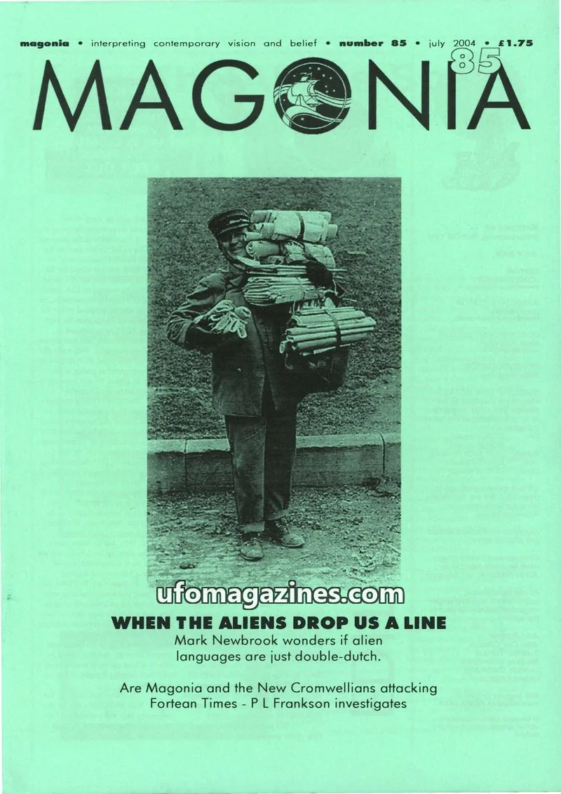 Cover of Magonia issue 85: MAGONIA