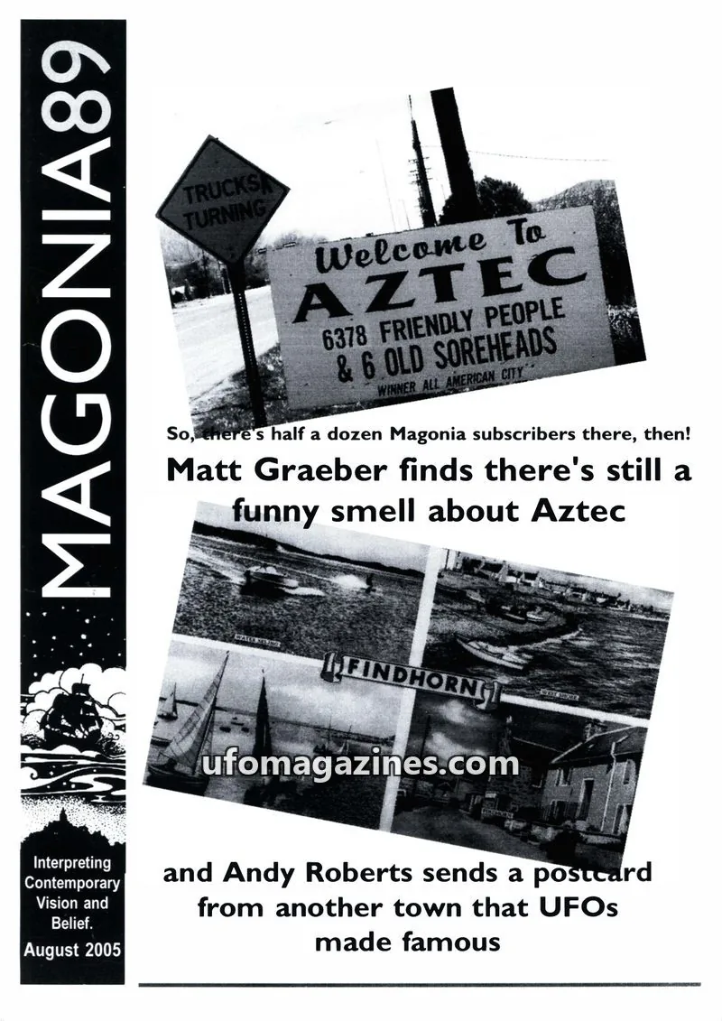 Cover of Magonia issue 89: MAGONIA