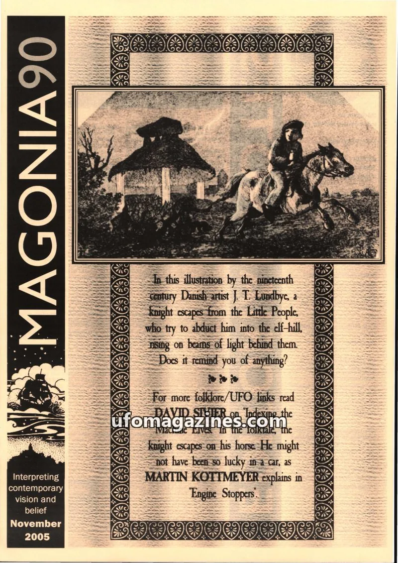 Cover of Magonia issue 90: MAGONIA