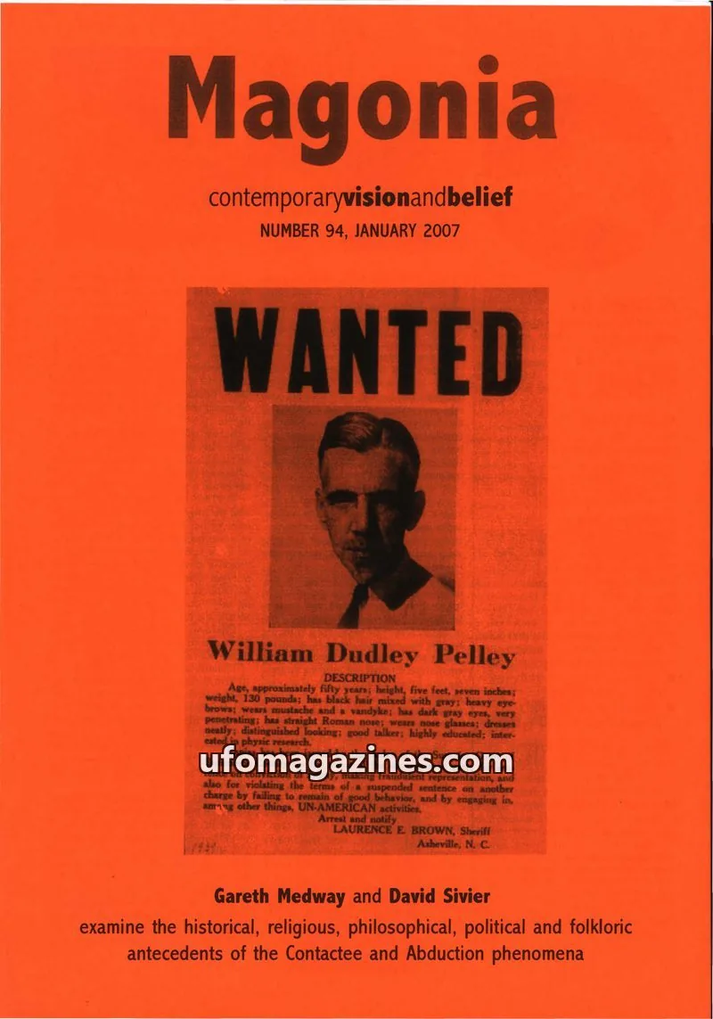 Cover of Magonia issue 94: Magonia