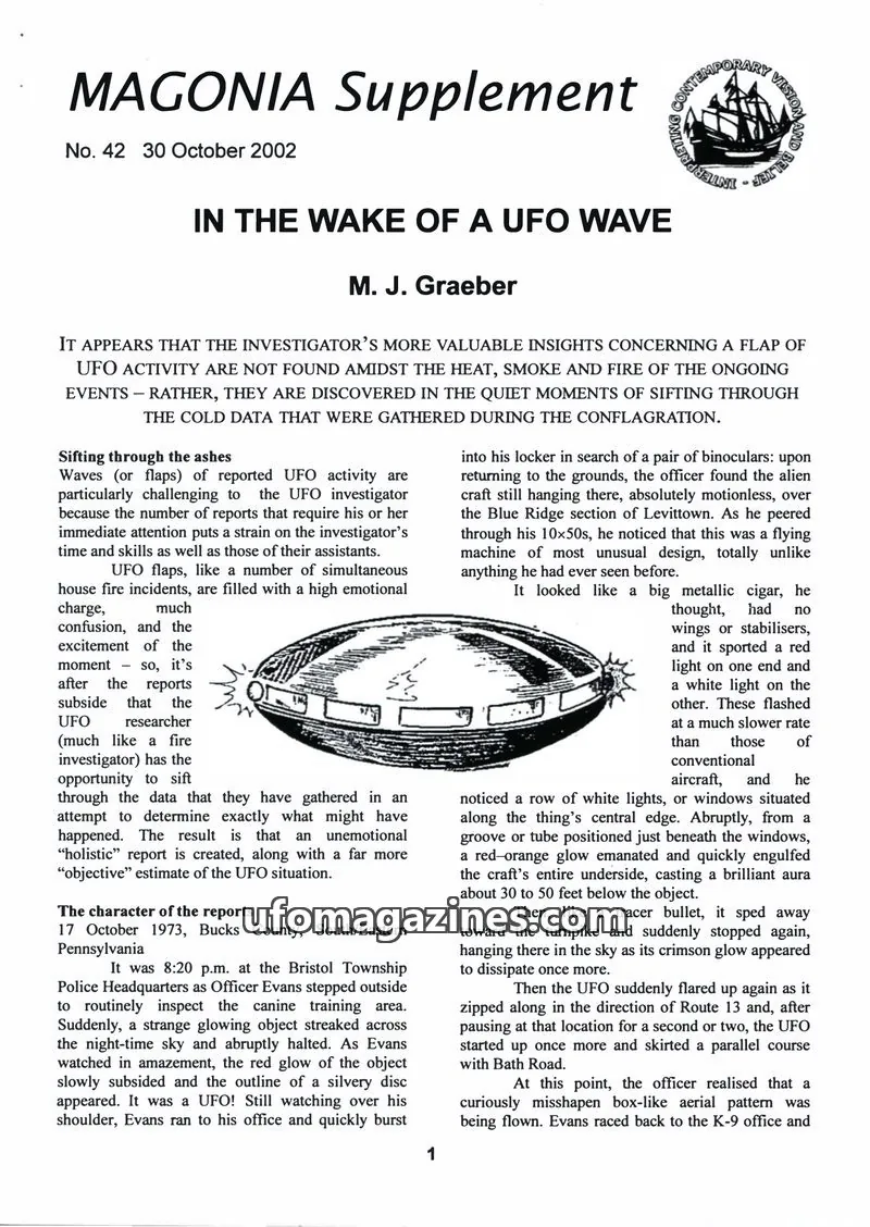 Cover of MAGONIA issue 42: MAGONIA Supplement