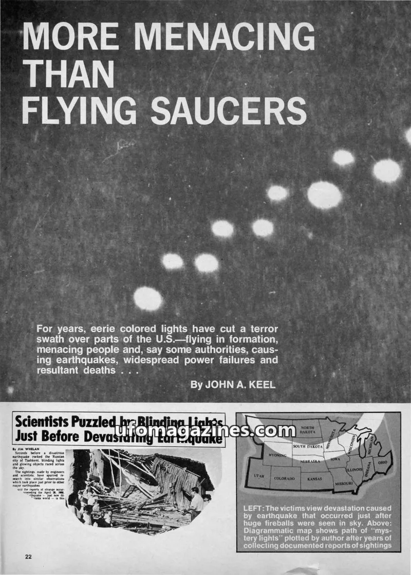 Cover of MALE issue March 1969: MORE MENACING THAN FLYING SAUCERS
