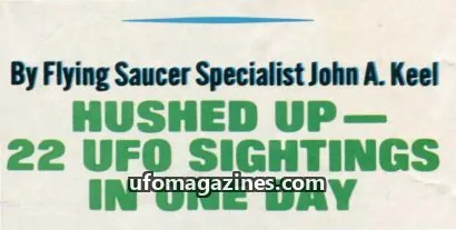 Cover of Male issue Unknown: Flying Saucer