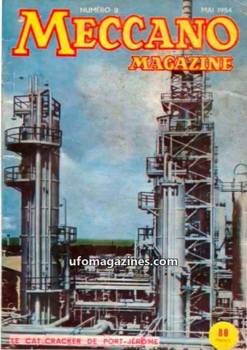 Cover of Meccano issue 8: MECCANO MAGAZINE