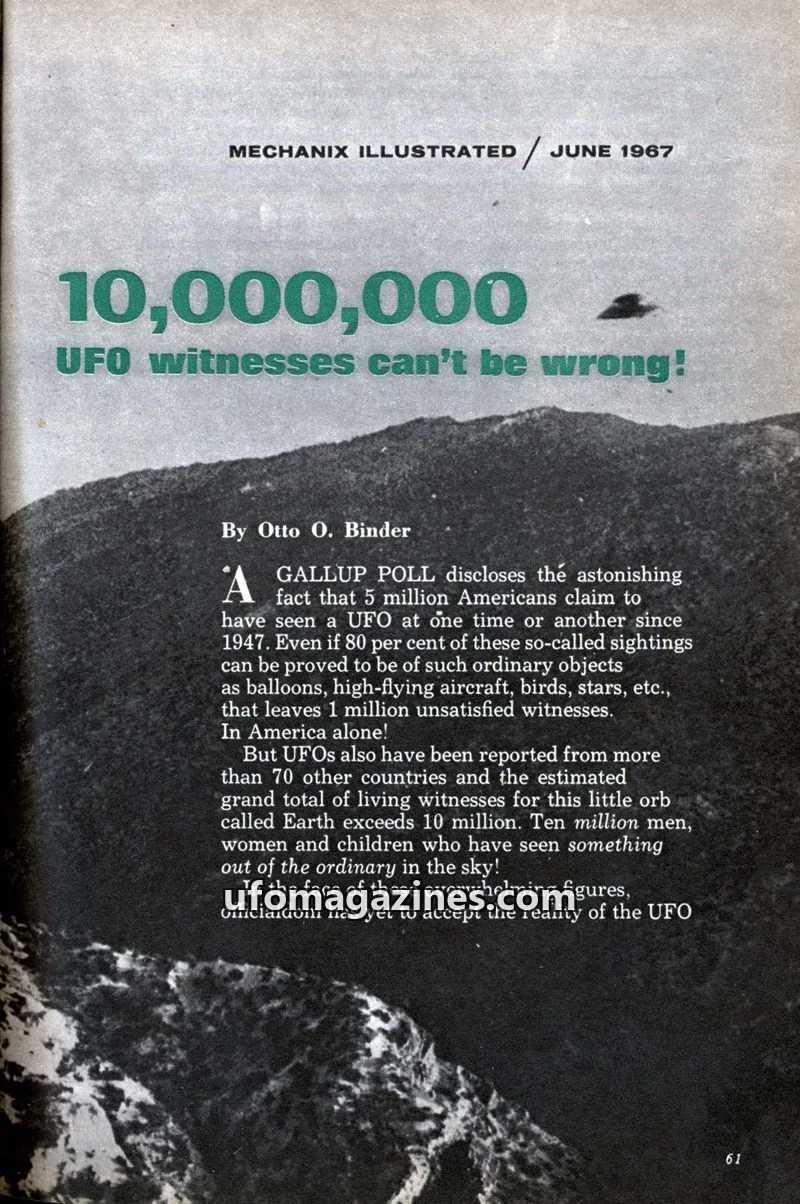 Cover of Mechanix Illustrated issue JUNE 1967: MECHANIX ILLUSTRATED