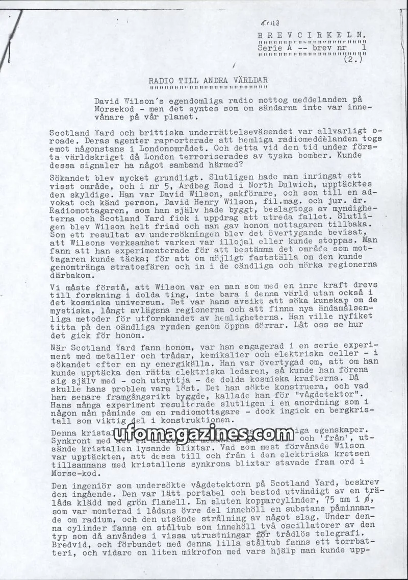 Cover of BREVCIRKELN issue 2: BREVCIRKELN