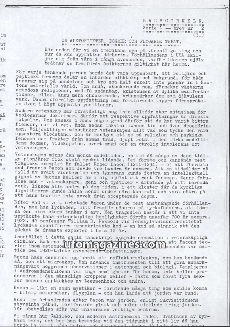 Cover of BREVCIRKELN issue 2: BREVCIRKELN