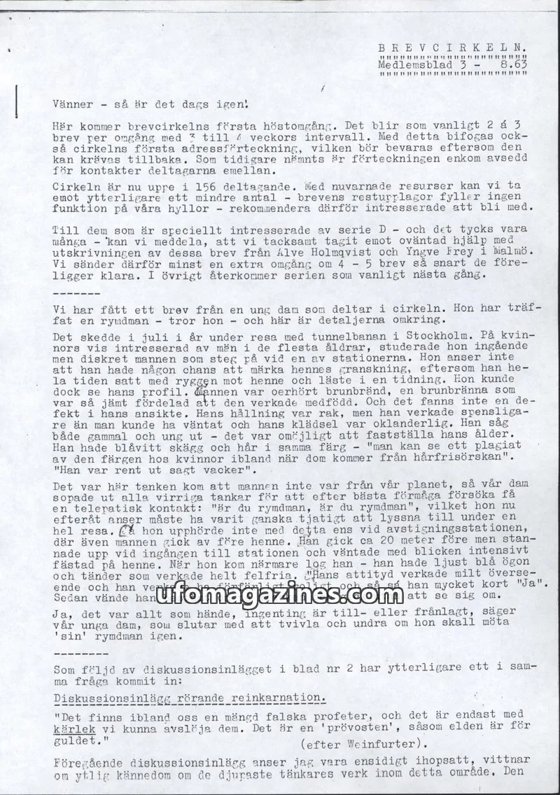 Cover of BREVCIRKELN issue 3: BREVCIRKELN