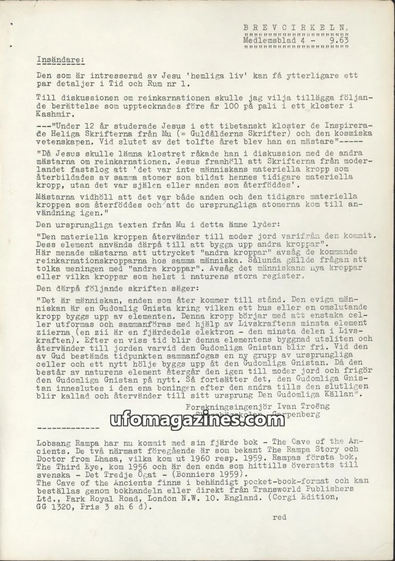 Cover of BREVCIRKELN issue 4: BREVCIRKELN