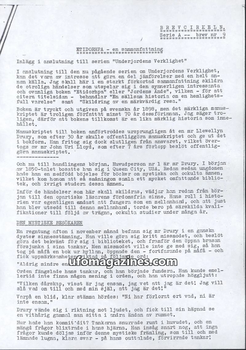 Cover of BREVCIRKELN issue brevr9: BREVCIRKELN.
