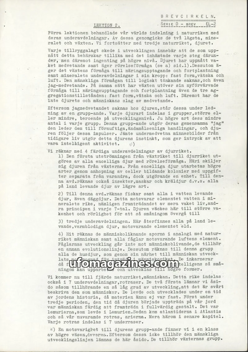 Cover of Brevcirkeln Arcanum issue EL-2: BREVCIRKELN.