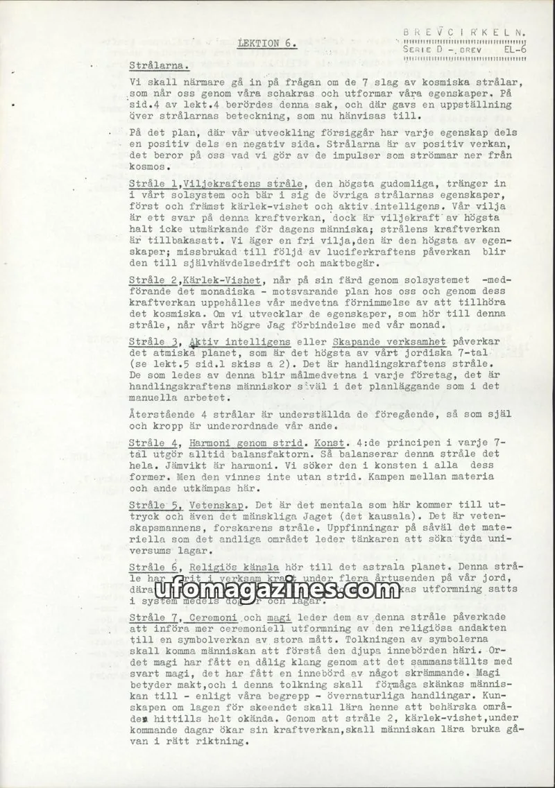Cover of BREVCIRKELN issue EL-6: BREVCIRKELN