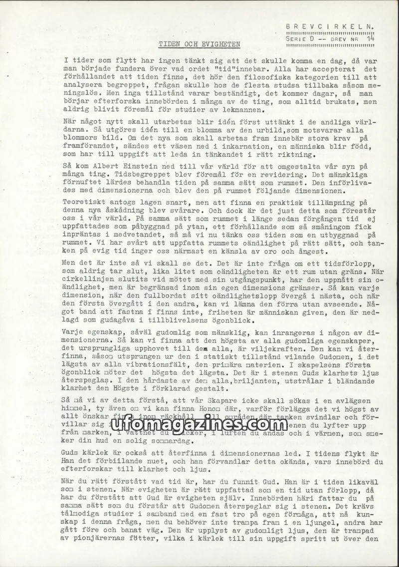 Cover of BREVCIRKELN issue 14: BREVCIRKELN