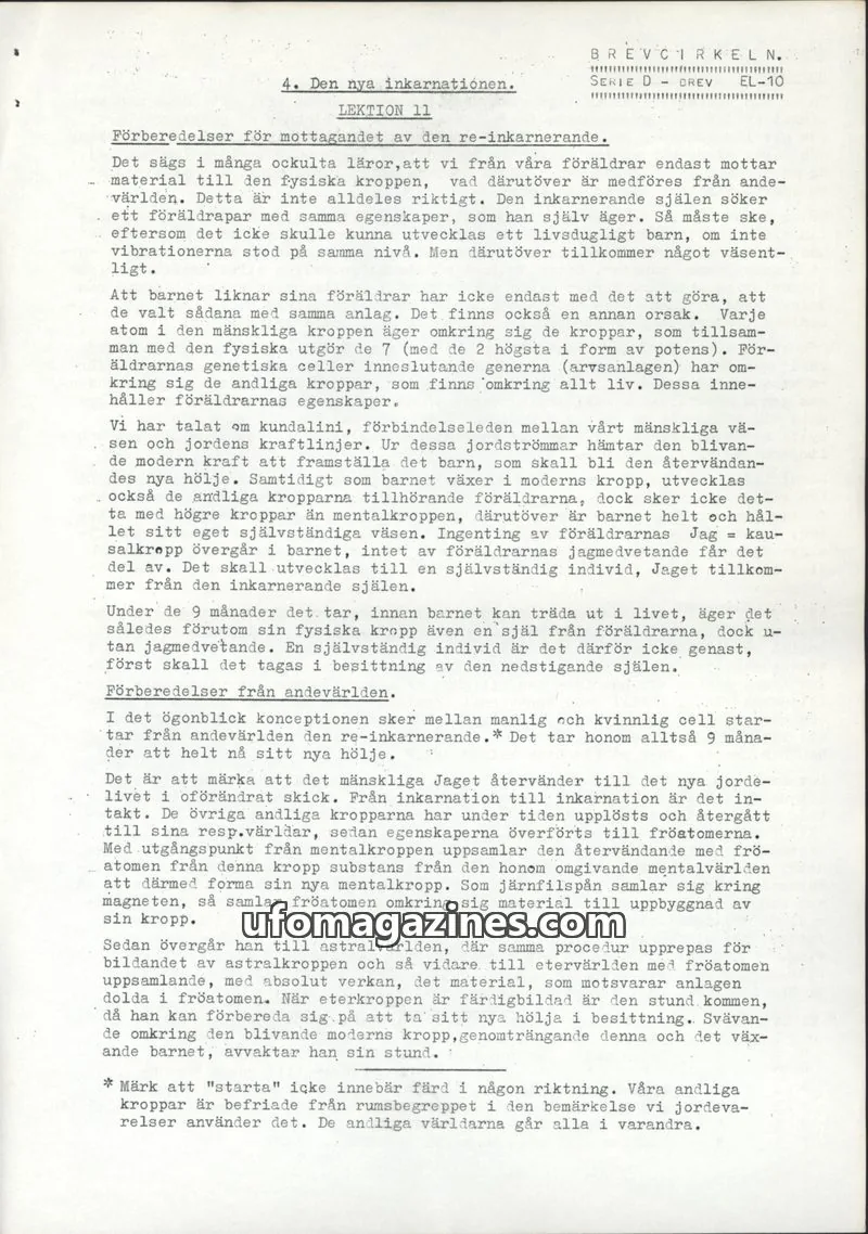 Cover of Brevcirkeln Arcanum issue EL-10: BREVCIRKELN.