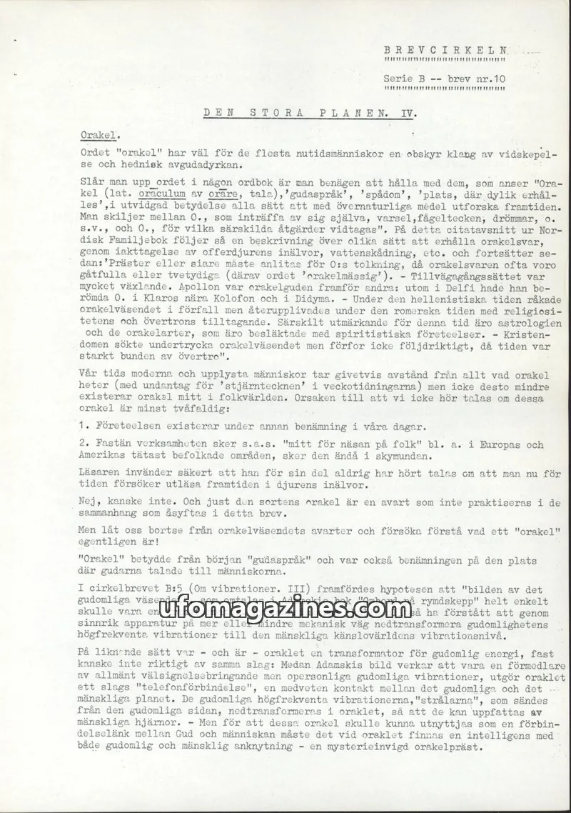 Cover of BREVCIRKELN issue nr.10: BREVCIRKELN