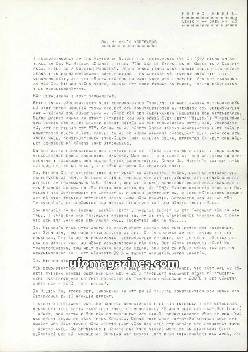 Cover of BREVCIRKELN issue 26: BREVCIRKELN
