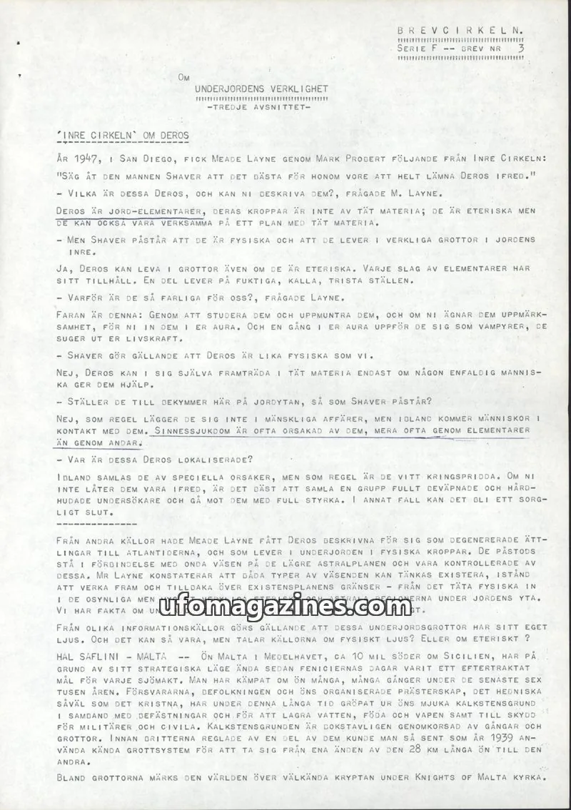 Cover of BREVCIRKELN issue 3: BREVCIRKELN