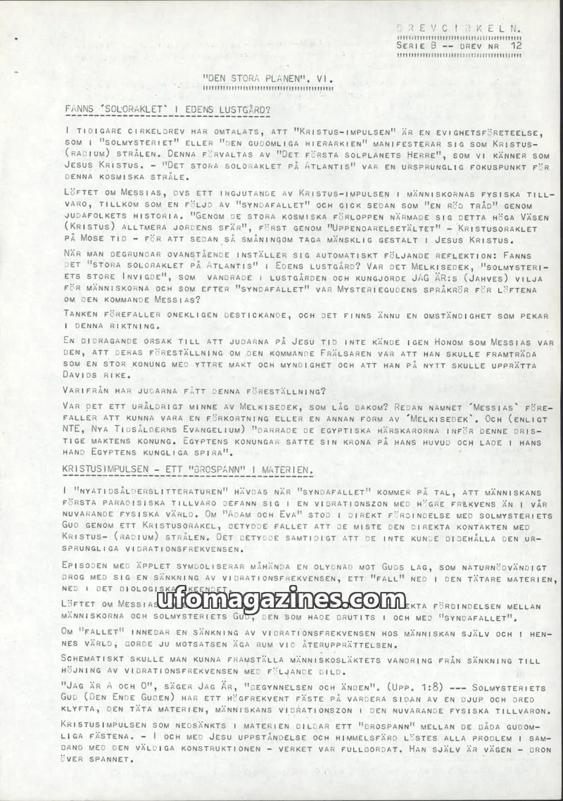 Cover of BREVCIRKELN issue 12: BREVCIRKELN.