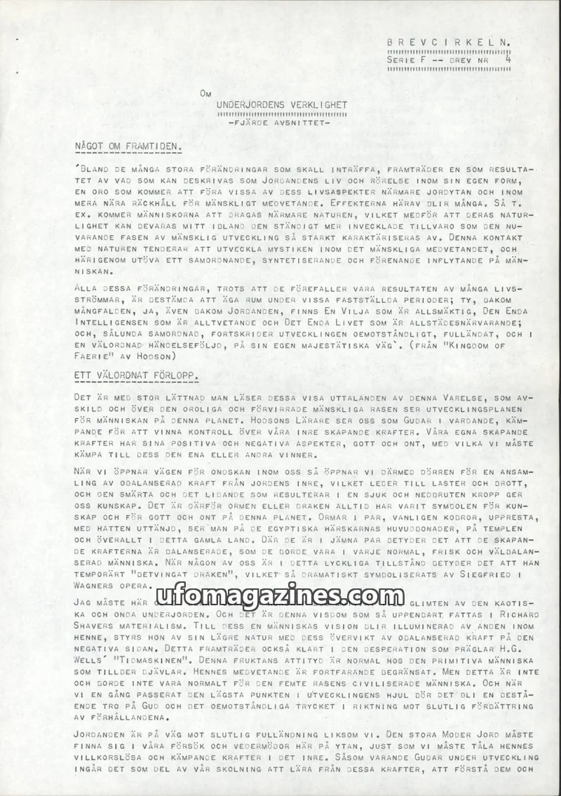 Cover of Brevcirkeln Arcanum issue 4: BREVCIRKELN