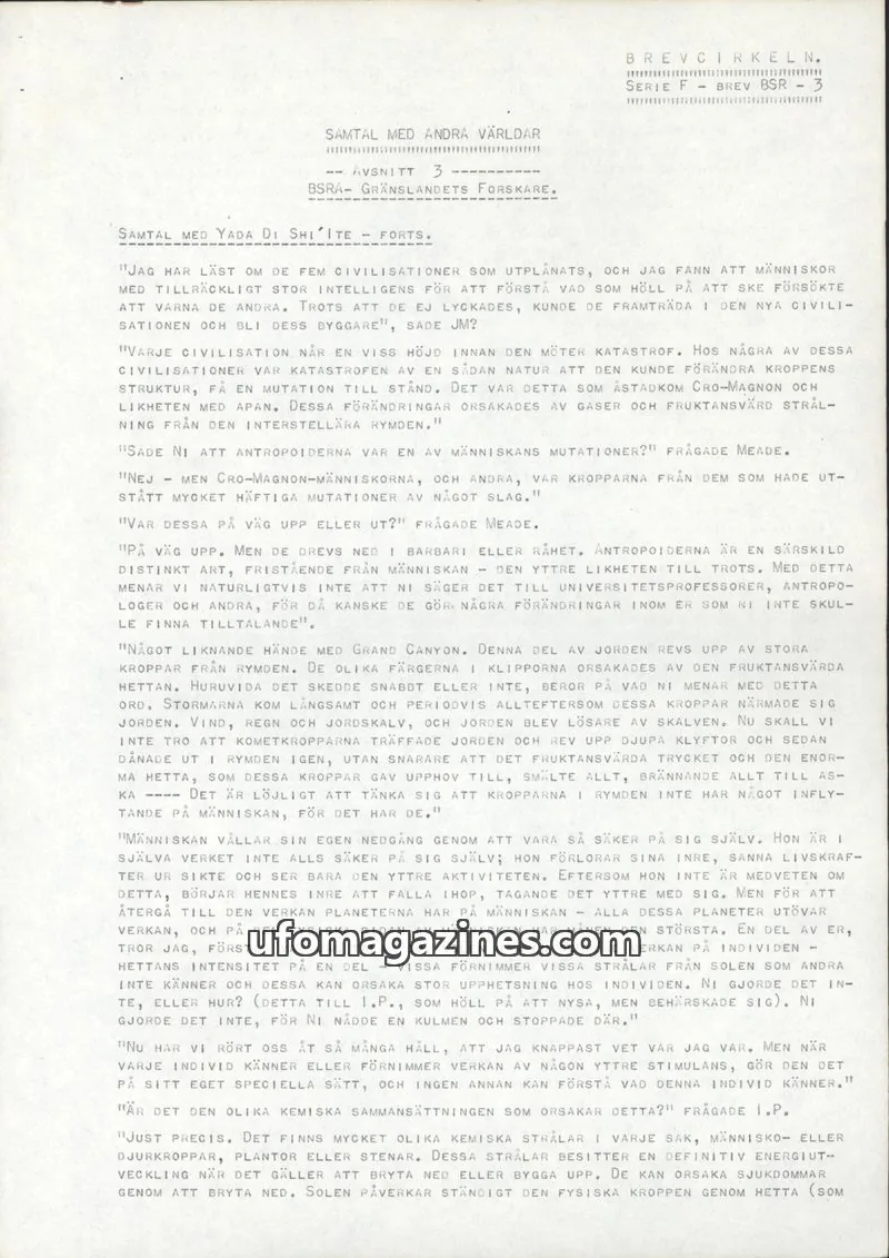 Cover of Brevcirkeln Arcanum issue 3: BREVCIRKELN.