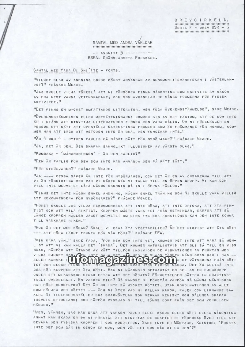 Cover of Brevcirkeln Arcanum issue AVSNITT 5: BREVCIRKELN