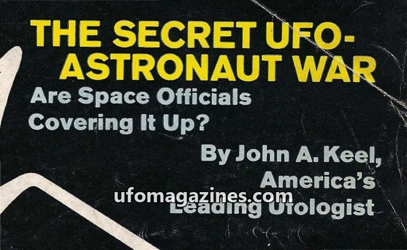Cover of Men issue 27: THE SECRET UFO-ASTRONAUT WAR