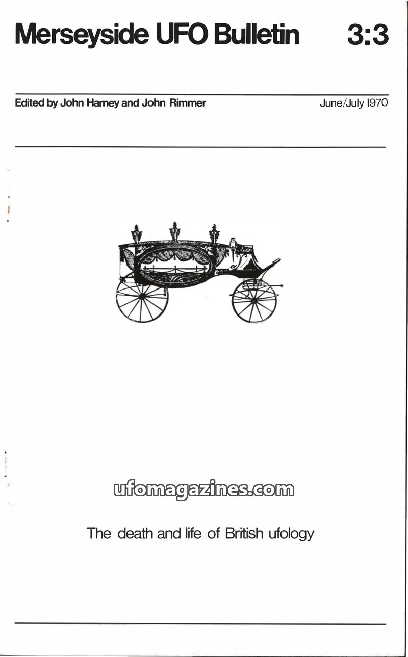 Cover of Merseyside UFO Bulletin issue 3:3: Merseyside UFO Bulletin