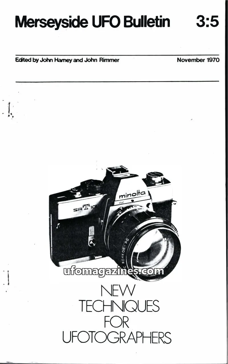 Cover of MUFOB issue 3:5: Merseyside UFO Bulletin