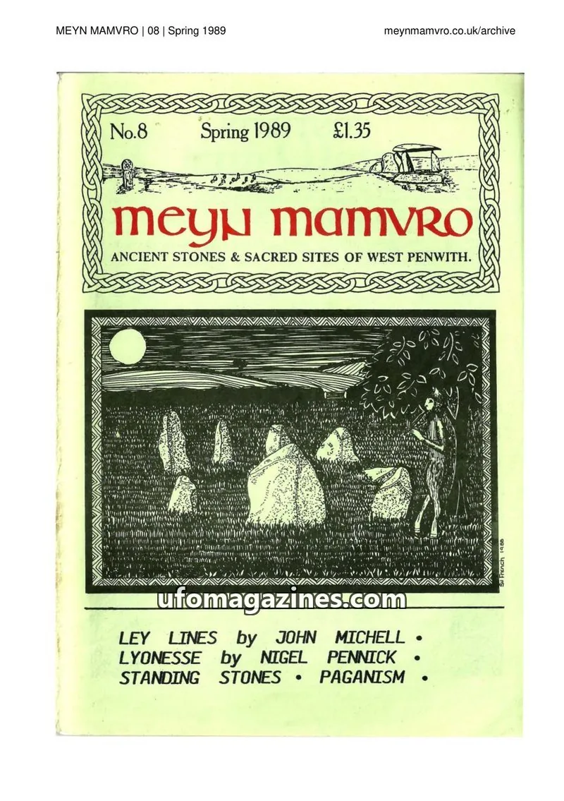 Cover of Meyn Mamvro issue 08: Meyn Mamvro