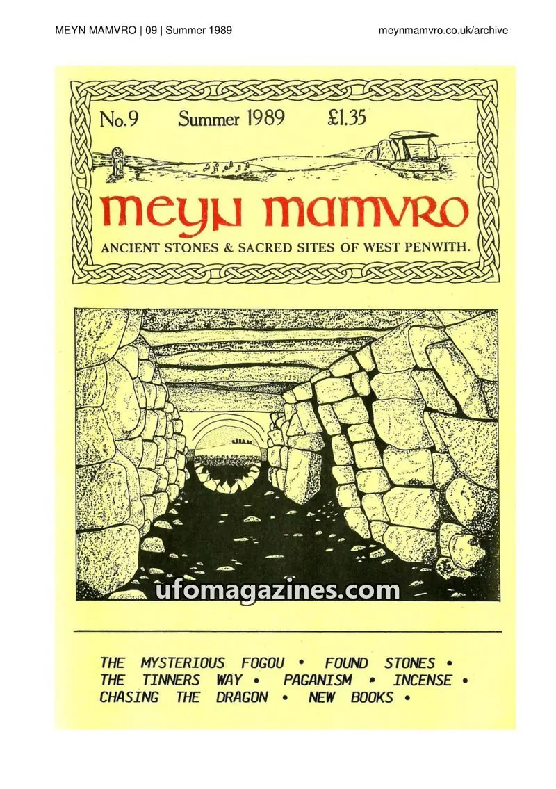 Cover of Meyn Mamvro issue 09: Meyn Mamvro