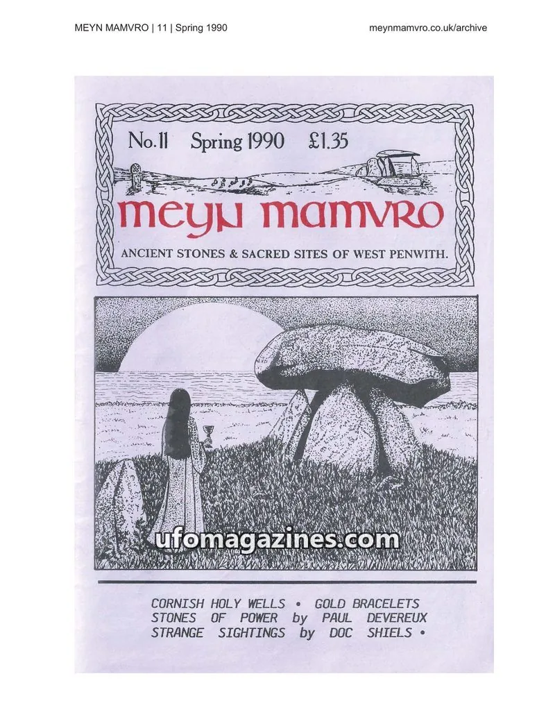 Cover of Meyn Mamvro issue 11: Meyn Mamvro