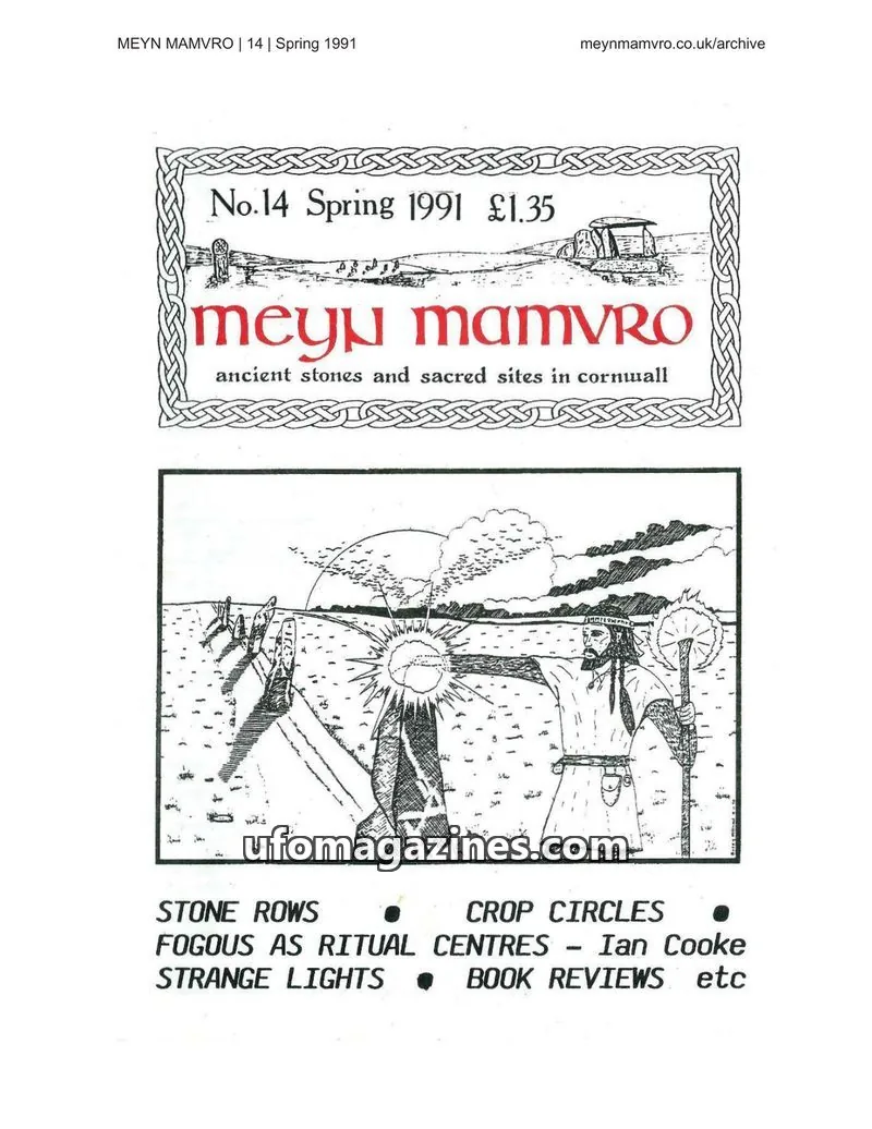 Cover of Meyn Mamvro issue 14: Meyn Mamvro