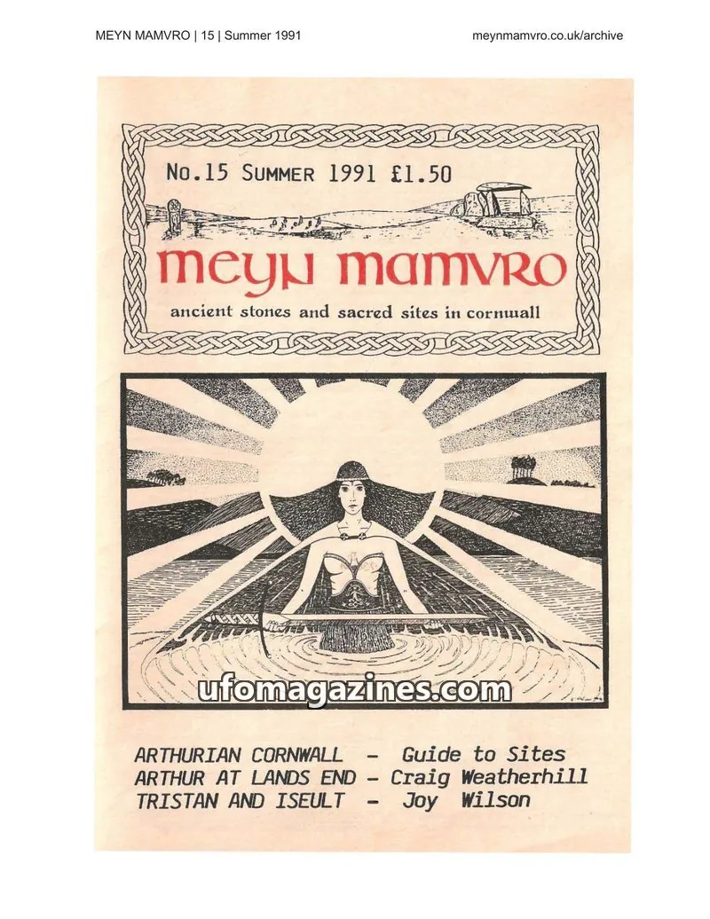 Cover of Meyn Mamvro issue 15: Meyn Mamvro