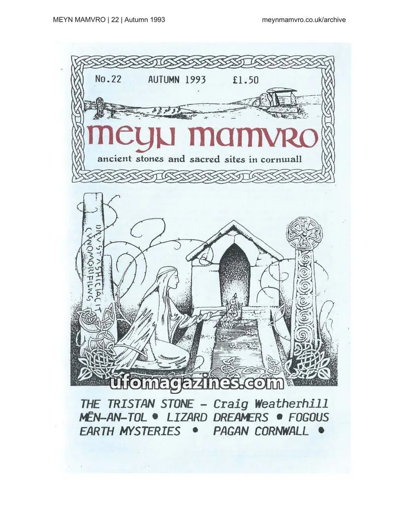 Cover of Meyn Mamvro issue 22: Meyn Mamvro