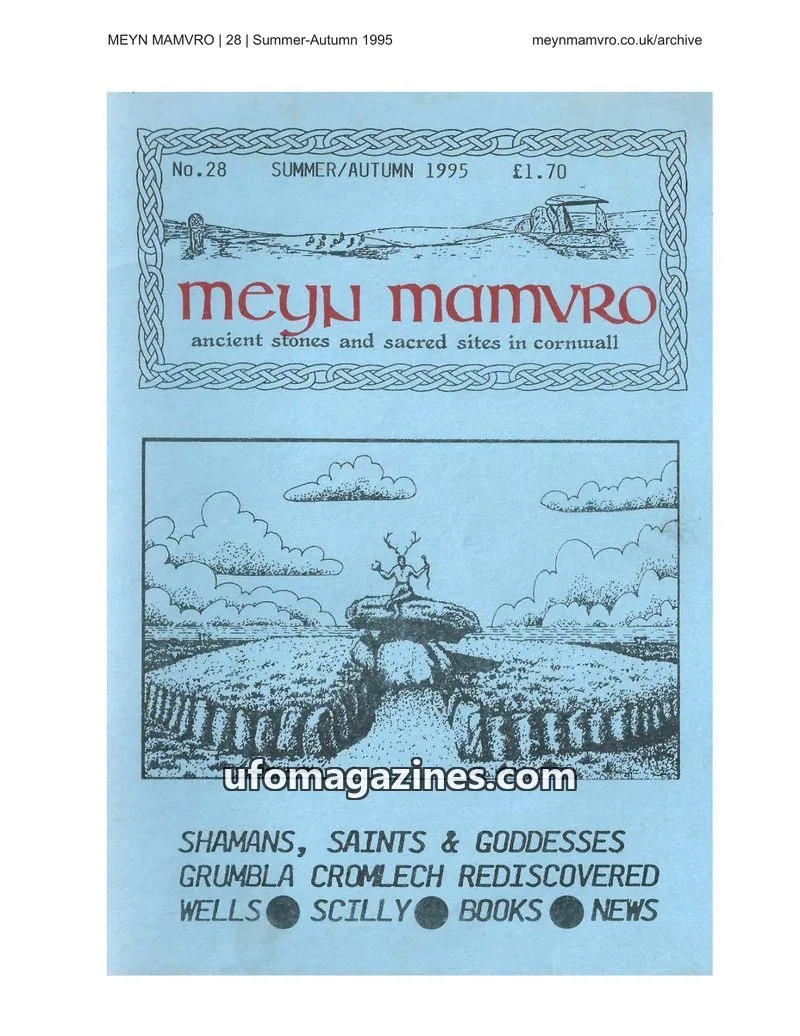 Cover of Meyn Mamvro issue 28: Meyn Mamvro