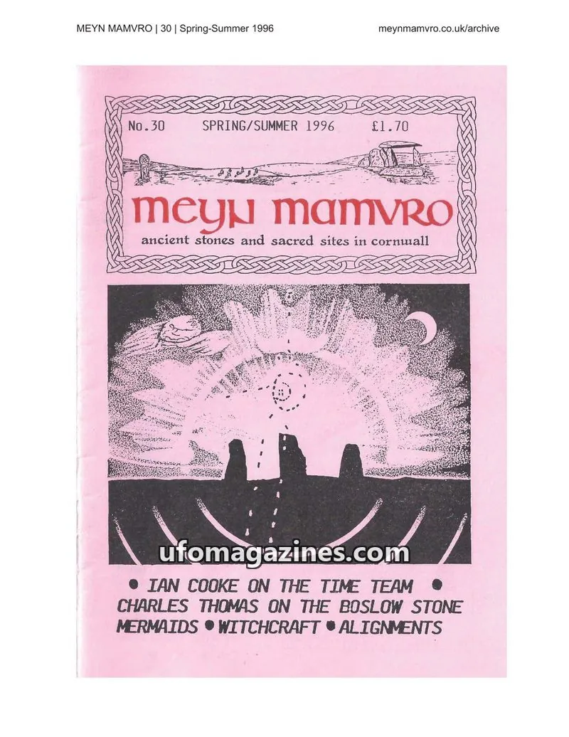 Cover of Meyn Mamvro issue 30: Meyn Mamvro