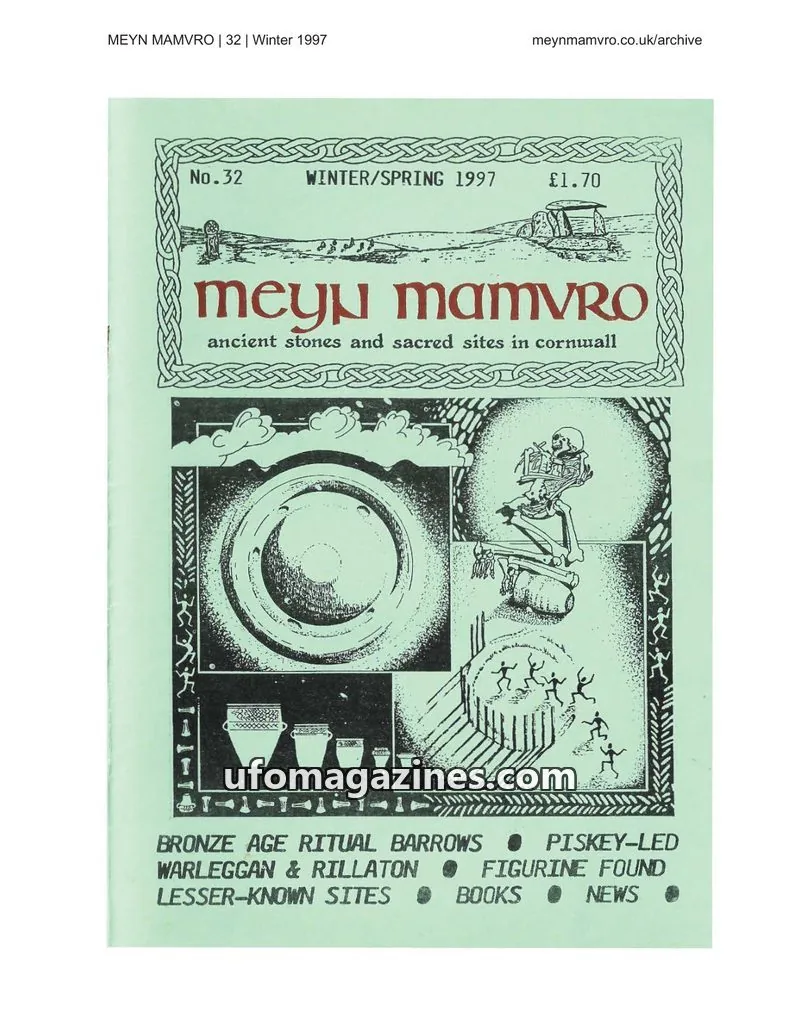 Cover of Meyn Mamvro issue 32: Meyn Mamvro