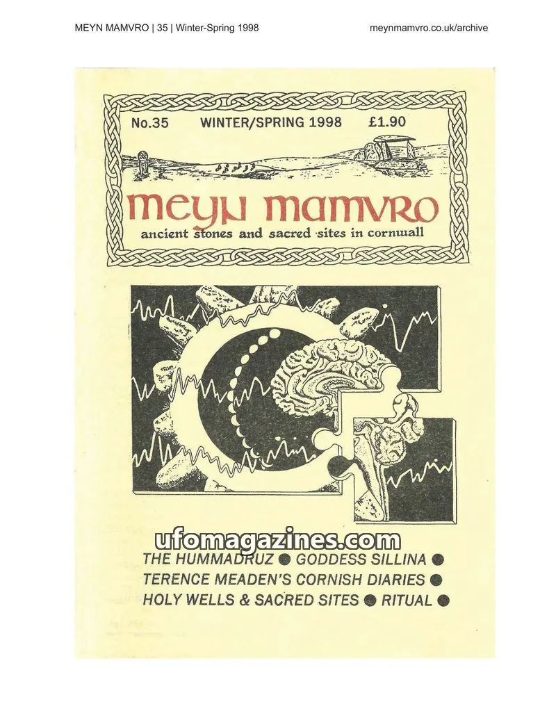 Cover of Meyn Mamvro Publications issue 35: Meyn Mamvro
