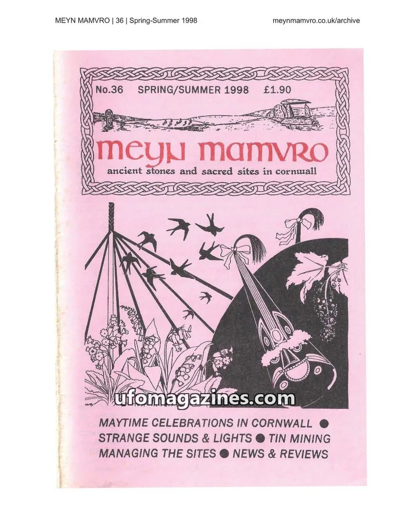 Cover of Meyn Mamvro issue 36: Meyn Mamvro