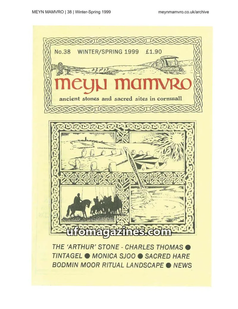 Cover of Meyn Mamvro issue 38: Meyn Mamvro