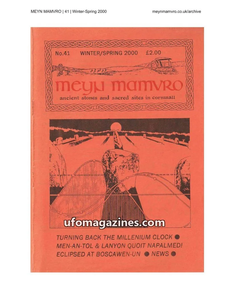 Cover of Meyn Mamvro issue 41: Meyn Mamvro