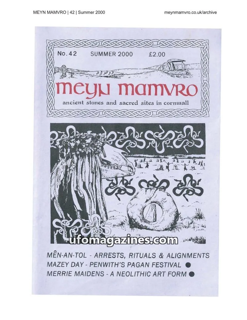 Cover of Meyn Mamvro issue 42: Meyn Mamvro