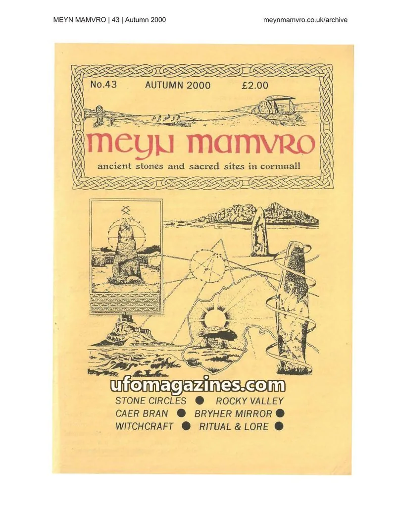 Cover of Meyn Mamvro Publications issue 43: Meyn Mamvro